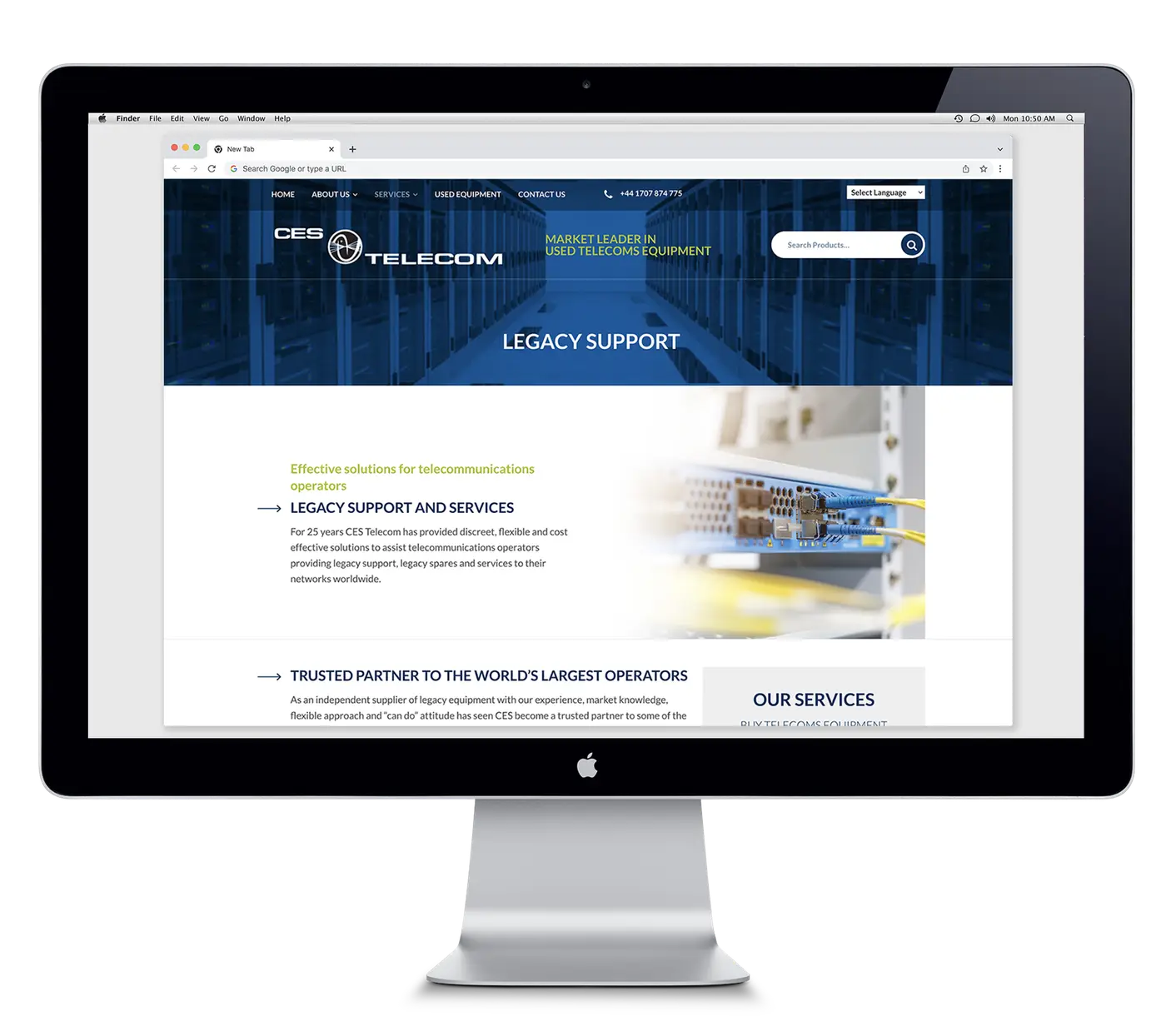 CES web design