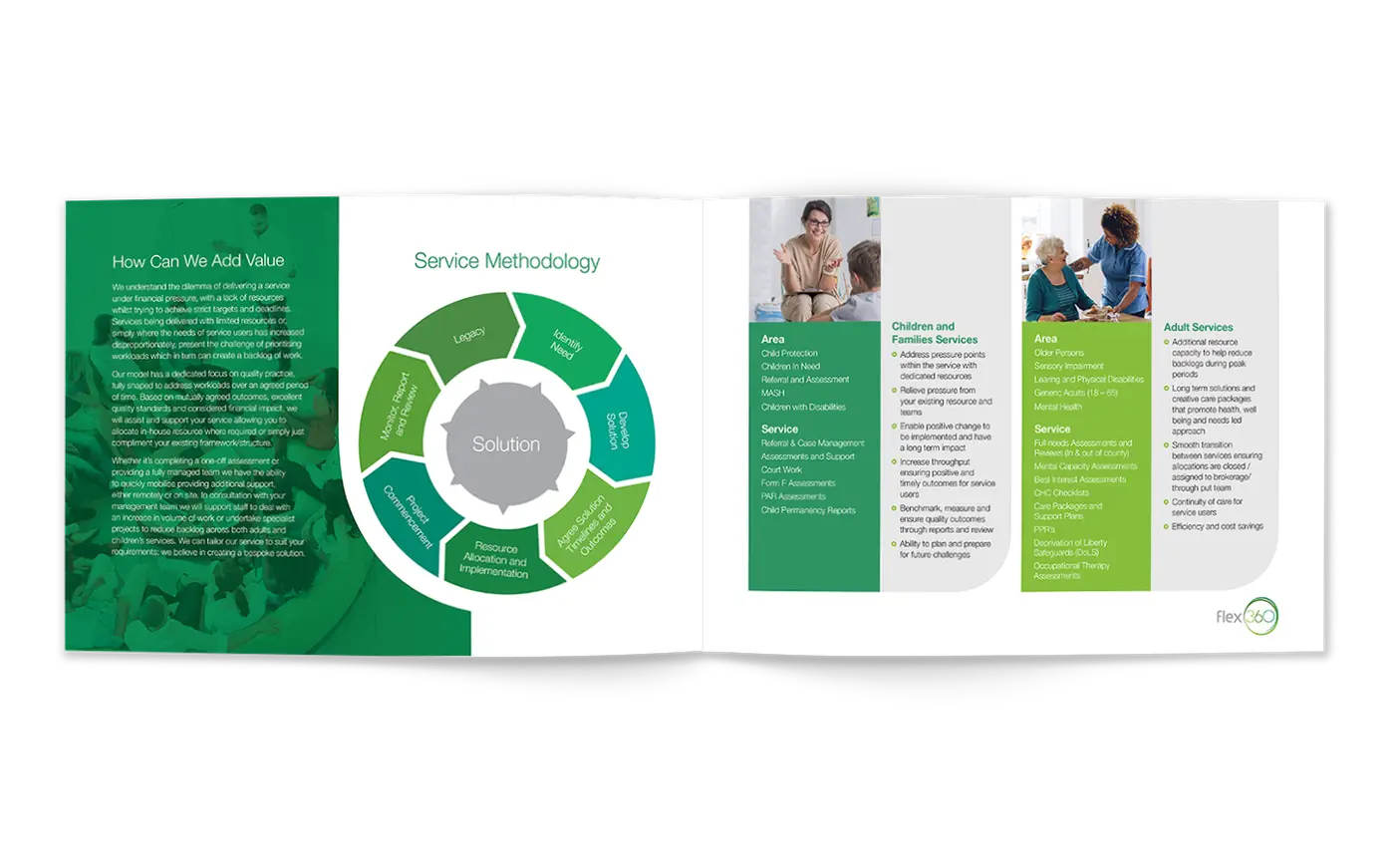 Flex brochure design