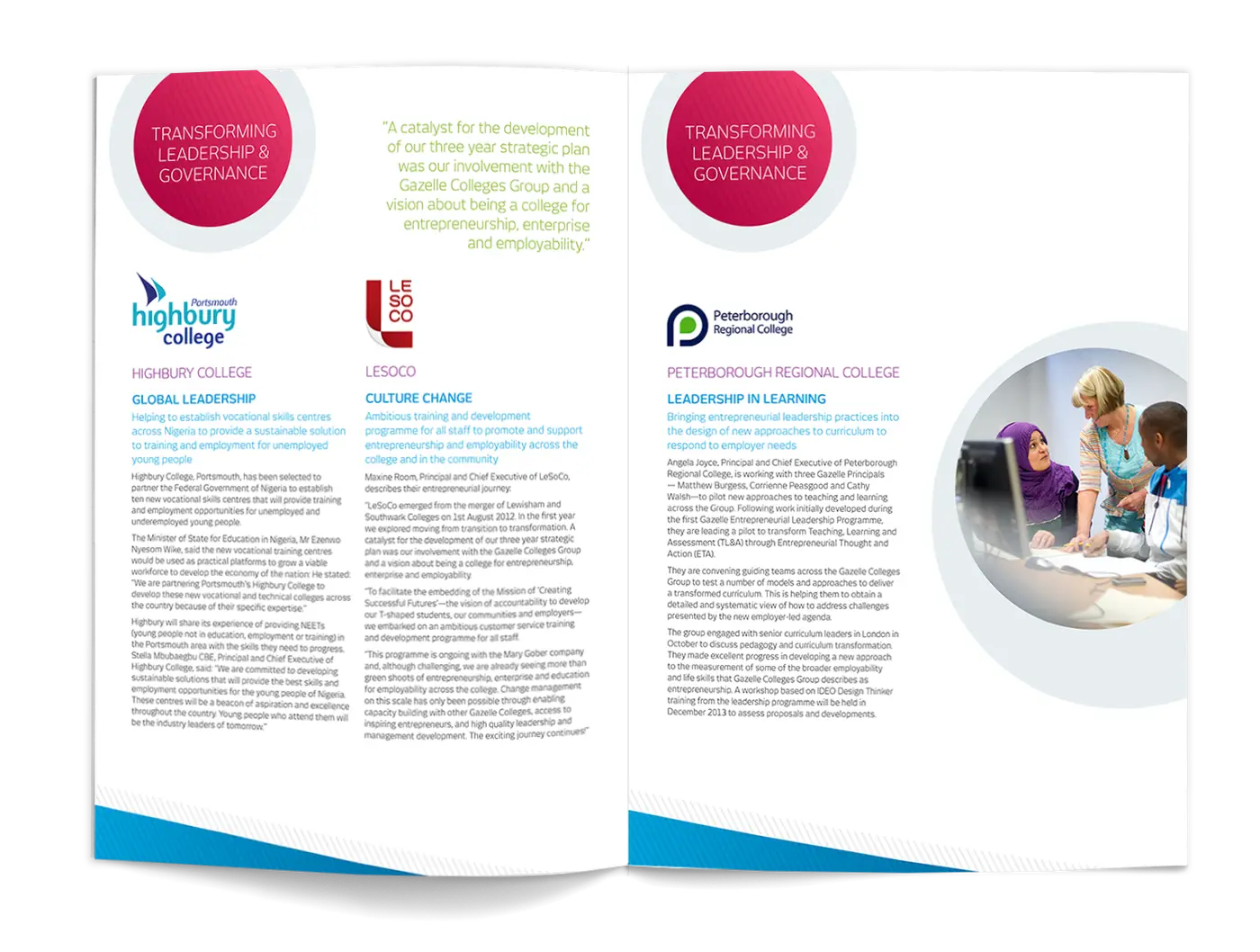 Gazelle brochure design