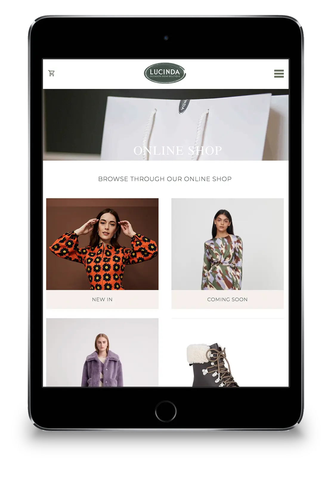 Lucinda web design