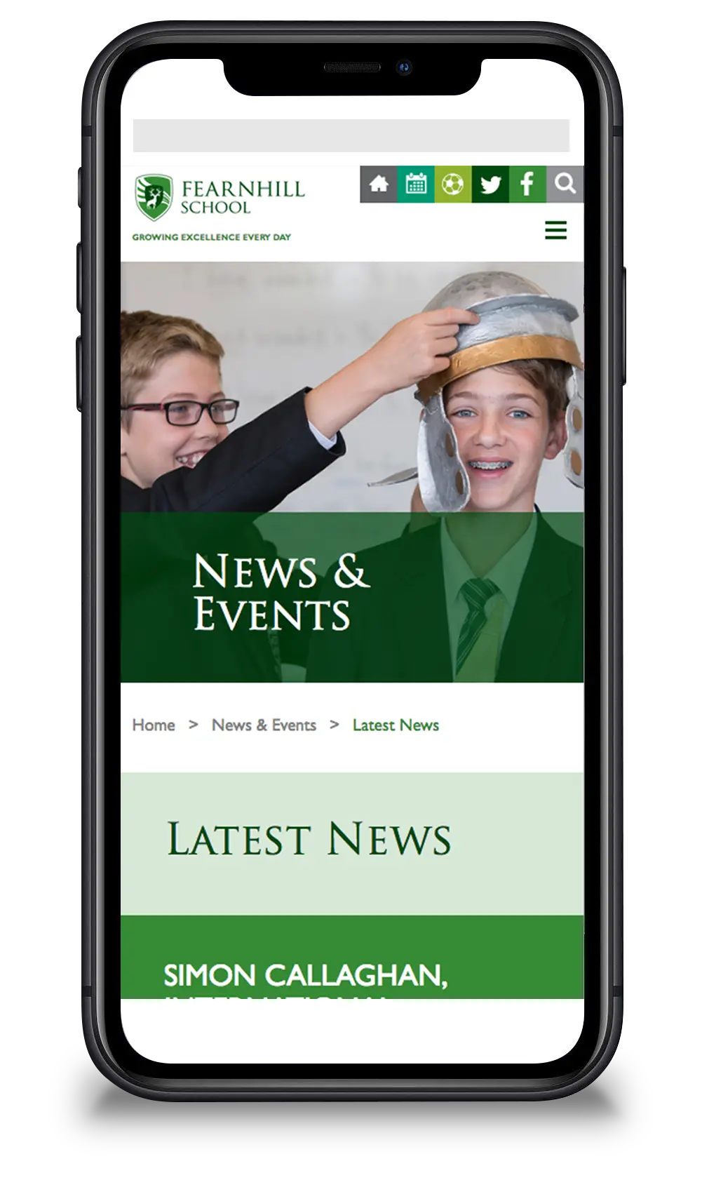 Fearnhill mobile design